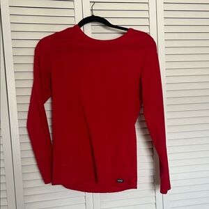 ADAR Vibrant Red Long Sleeve Tee